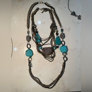 Two Vintage Turquoise Nexklaces